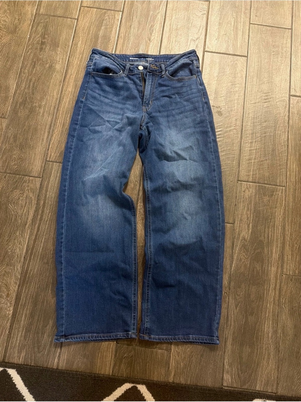 Old Navy Women's Wide-Leg Blue Jeans